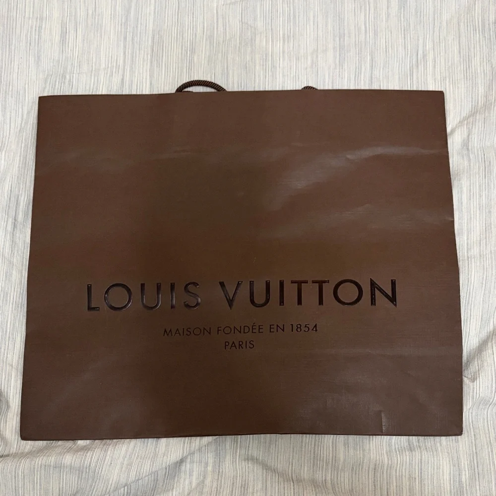 Louis Vuitton Dark Brown Shopping Bag - Picture 1 of 7